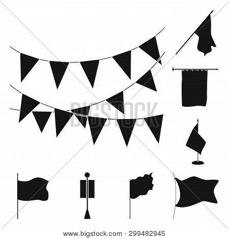 Vector Illustration Of Material And Media  Symbol. Set Of Material And Textile  Stock Symbol For Web