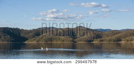 Lake Wivenhoe In Queensland During The Day