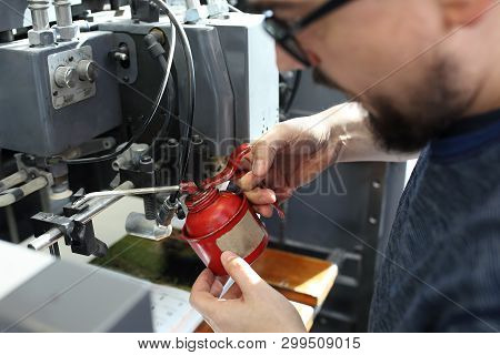 Maintenance Of The Printing Machine. Oiling And Lubricating The Machine.