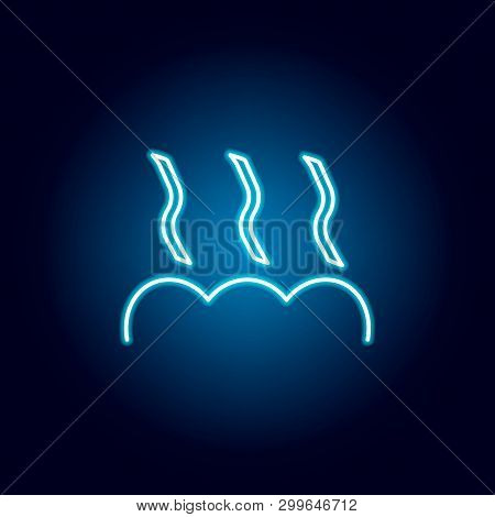 Laminaria Icon. Detailed Set Of Sea Foods Illustrations In Neon Style. Signs And Symbols Can Be Used