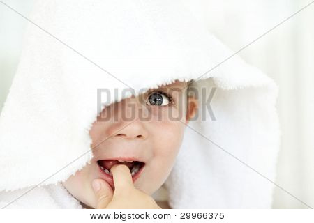 snuggle 수건 아기
