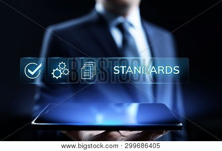 Standards Quality Assurance Control Standardisation And Certification Concept.