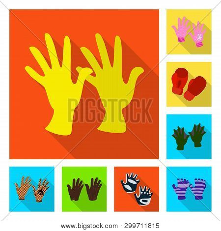 Vector Design Of Own And Textile Symbol. Set Of Own And Safety Vector Icon For Stock.
