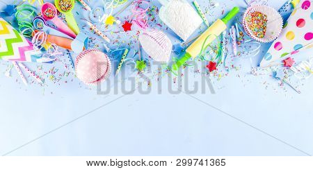 Sweet Baking Concept For Birthday Holiday Party