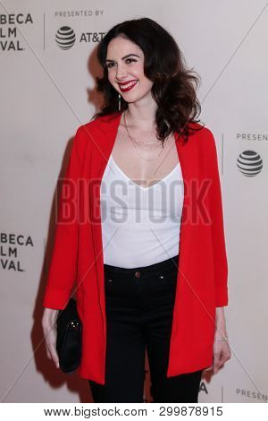 NEW YORK, NY - MAY 03. 2019: Actress Sylvie Preston attending at  