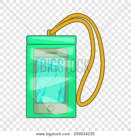 Waterproof Phone Case Icon. Cartoon Illustration Of Case Vector Icon For Web Design