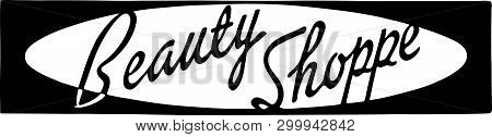 Beauty Shoppe 2  - Retro Ad Art Banner