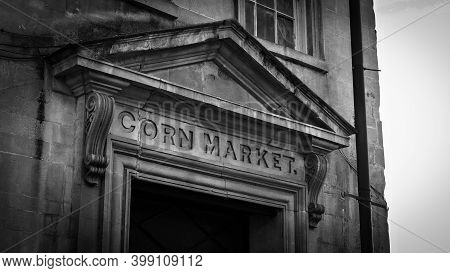 Cornmarket House In Bath England - Travel Photography