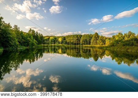 Hdr Nature Mountain Landscape - Lake And Forest