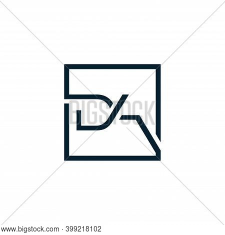 Da Logo. Company Logo. Monogram Design. Letters D And A.