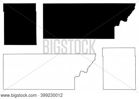 Custer And Aurora County, State Of South Dakota (u.s. County, United States Of America, Usa, U.s., U