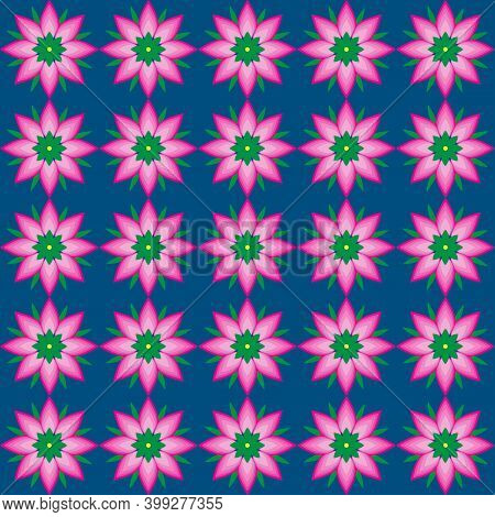 Floral Seamless Pattern Can Be Used For Fabric, Print, Wallpaper, Oilcloth, Wrapping Paper, Web Desi