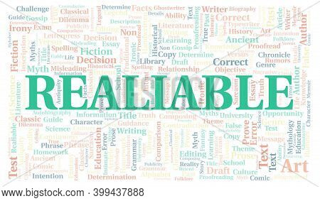 Realiable Typography Word Cloud Create With Text Only