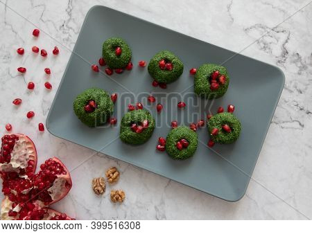 Georgian Cuisine - Phali Pkhali With Spinach And Beans