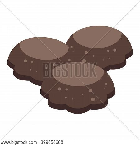 Chocolate Paste Candy Icon. Isometric Of Chocolate Paste Candy Vector Icon For Web Design Isolated O