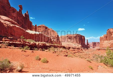 Landscape In Arches Canyon