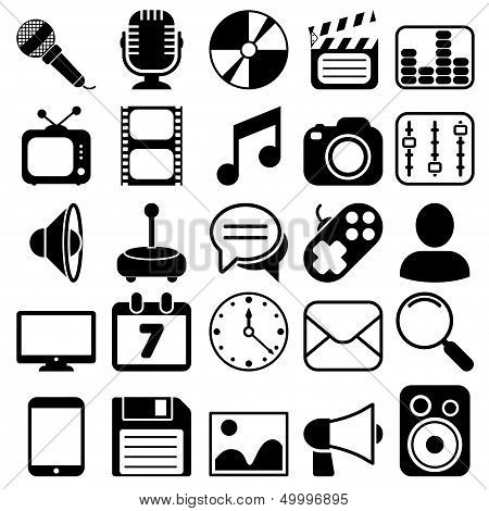 Media Icons Set