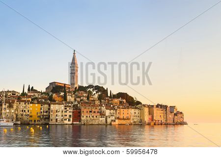 Coastal Town Of Rovinj, Istria, Croatia.