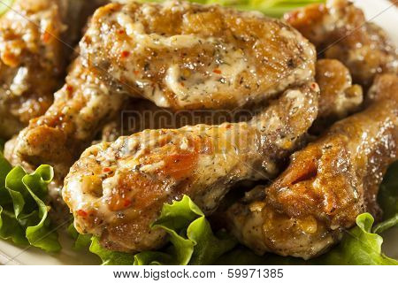 Creamy Parmesean Chicken Wings