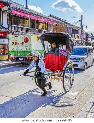 Rickshaw in Kyoto