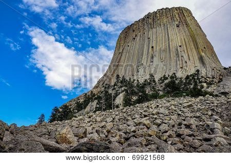 Famous Devil's Tower, Wyoming, Usa