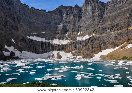 Iceberg Trail In Glacier National Park, Montana, Usa