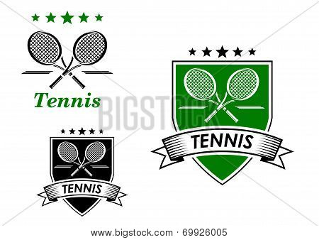 Tennis  sporting emblems