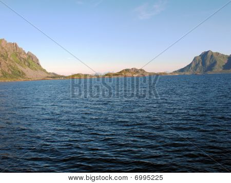 Fjordu, vyplutí.