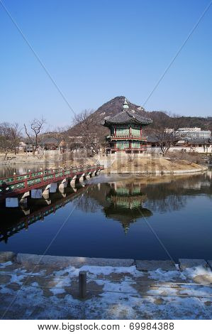 Hyangwonjeong Pavilian, Seoul, South Korea