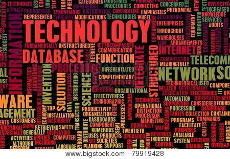 Technology Diversified Types of Technologies as Concept