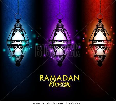 Beautiful Elegant Ramadan Kareem Lantern or Fanous