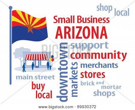 Small Business Arizona, Grand Canyon State Flag