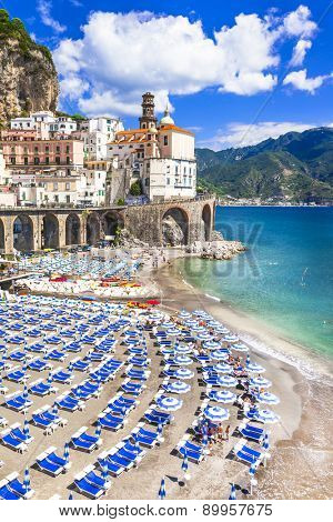 italian holidays, scenic Amalfi coast, Atrani village