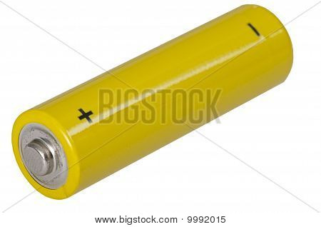 gelbe Batterie