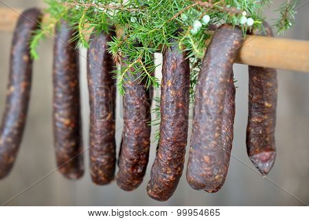 Cured sausages
