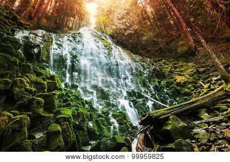Ramona falls in Oregon,USA