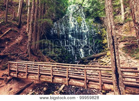 Ramona falls in Oregon,USA