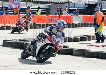 Yamaha Motorbike Racing At Thailand