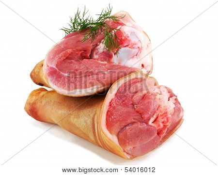 pork leg shank with fennel