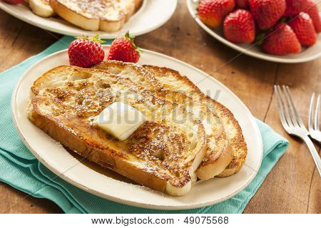 lightbox 保存取消   保存 homemade french toast with butter and