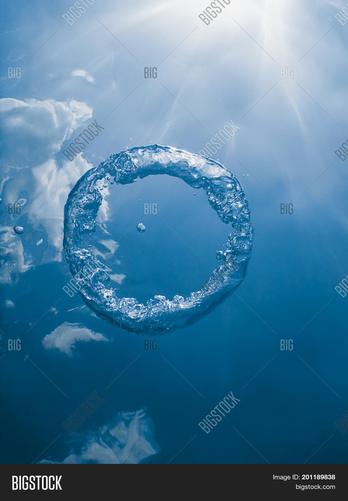 underwater bubble ring underwater bubble ring. bubble ring