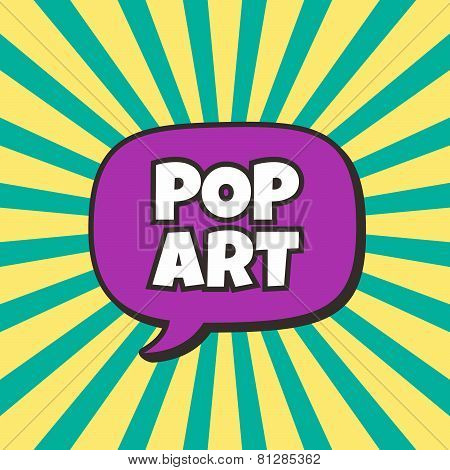 pop art retro theme