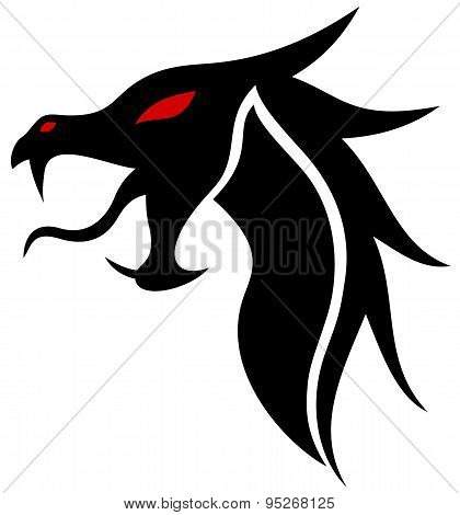Silhouette Dragon Images, Stock Photos & Illustrations | Bigstock