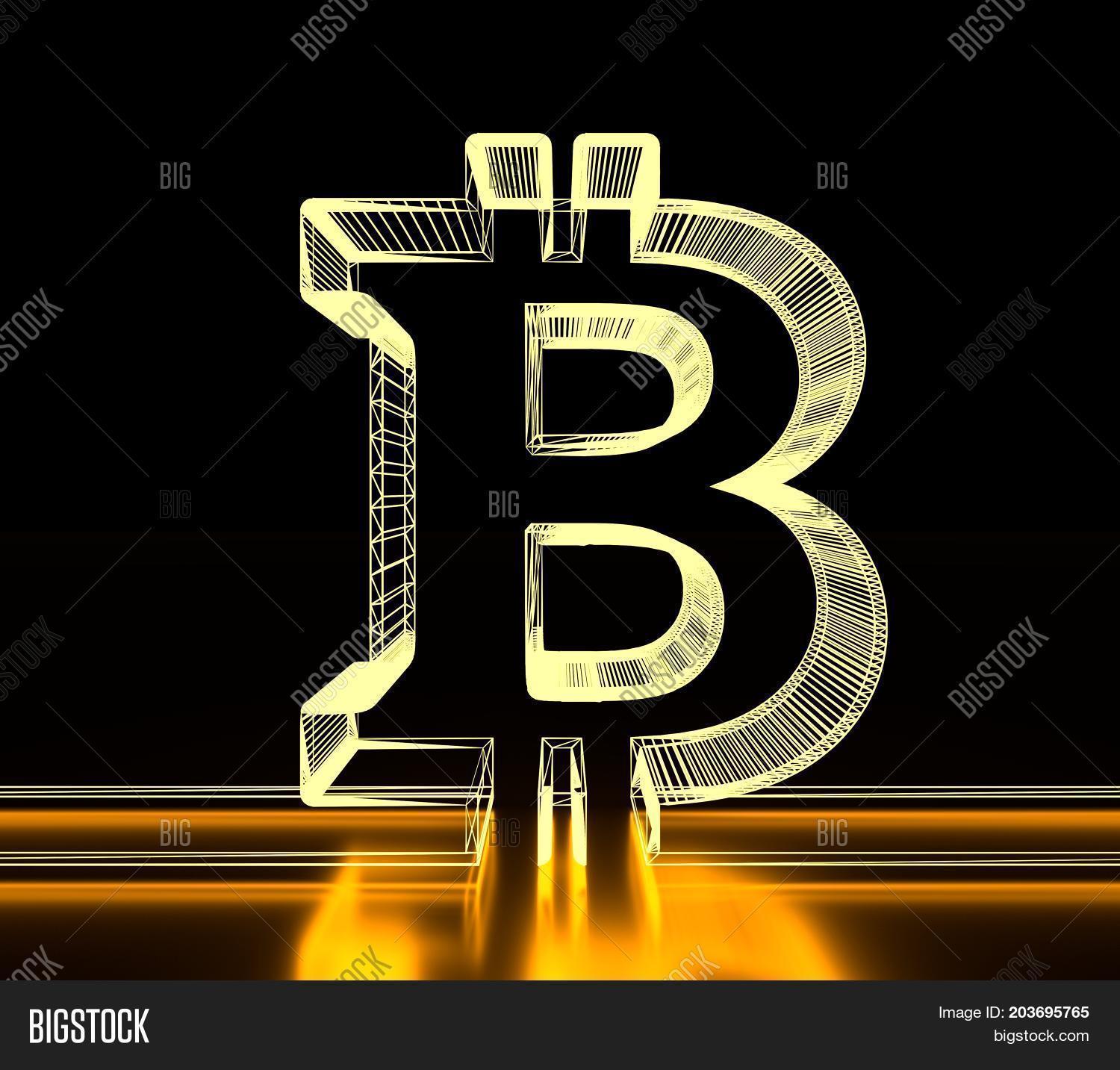 bitcoin sign icon internet money.图片和照片 | bigstock