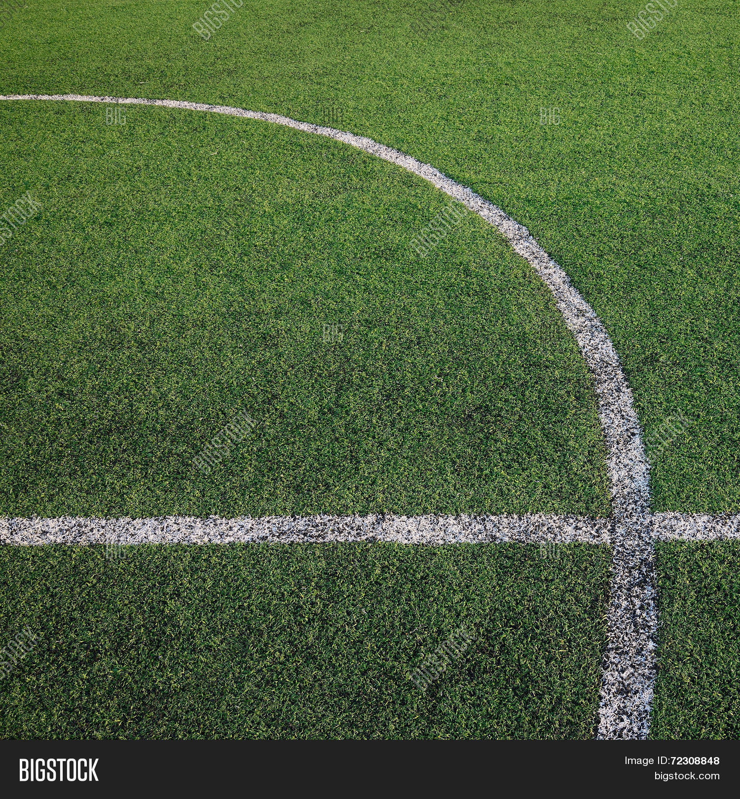 soccer field stadium on the green grass sport game background