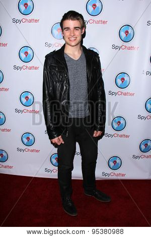 los angeles - jun 30: austin falk at the spychatter launch event