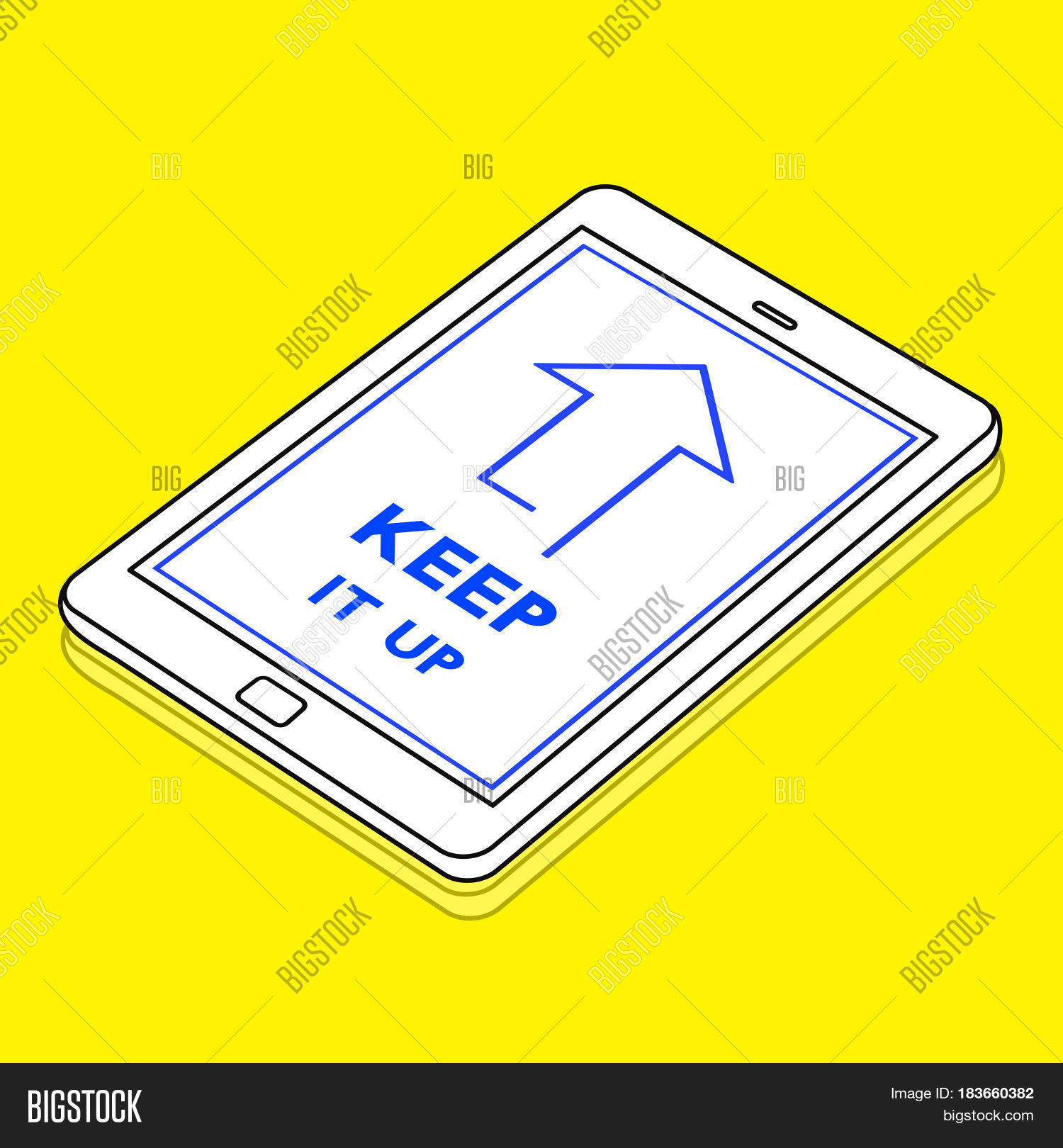 keep it up inspiration concept