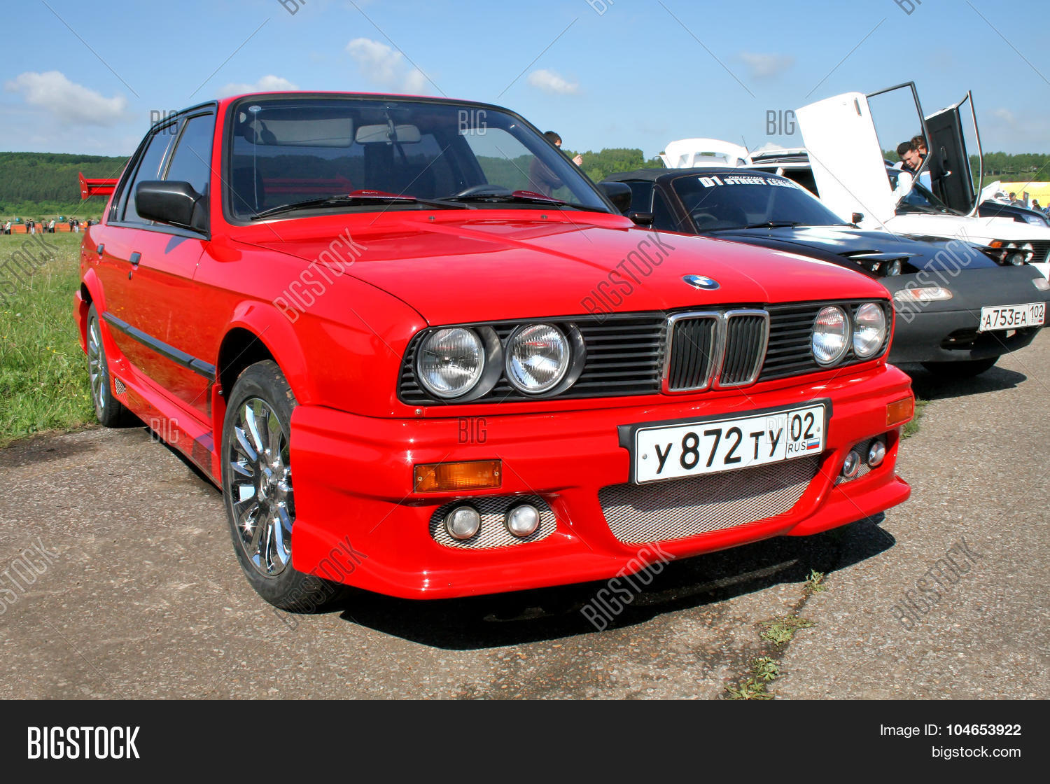 ufa, russia - may 31: german motor car bmw 3-series (e30)