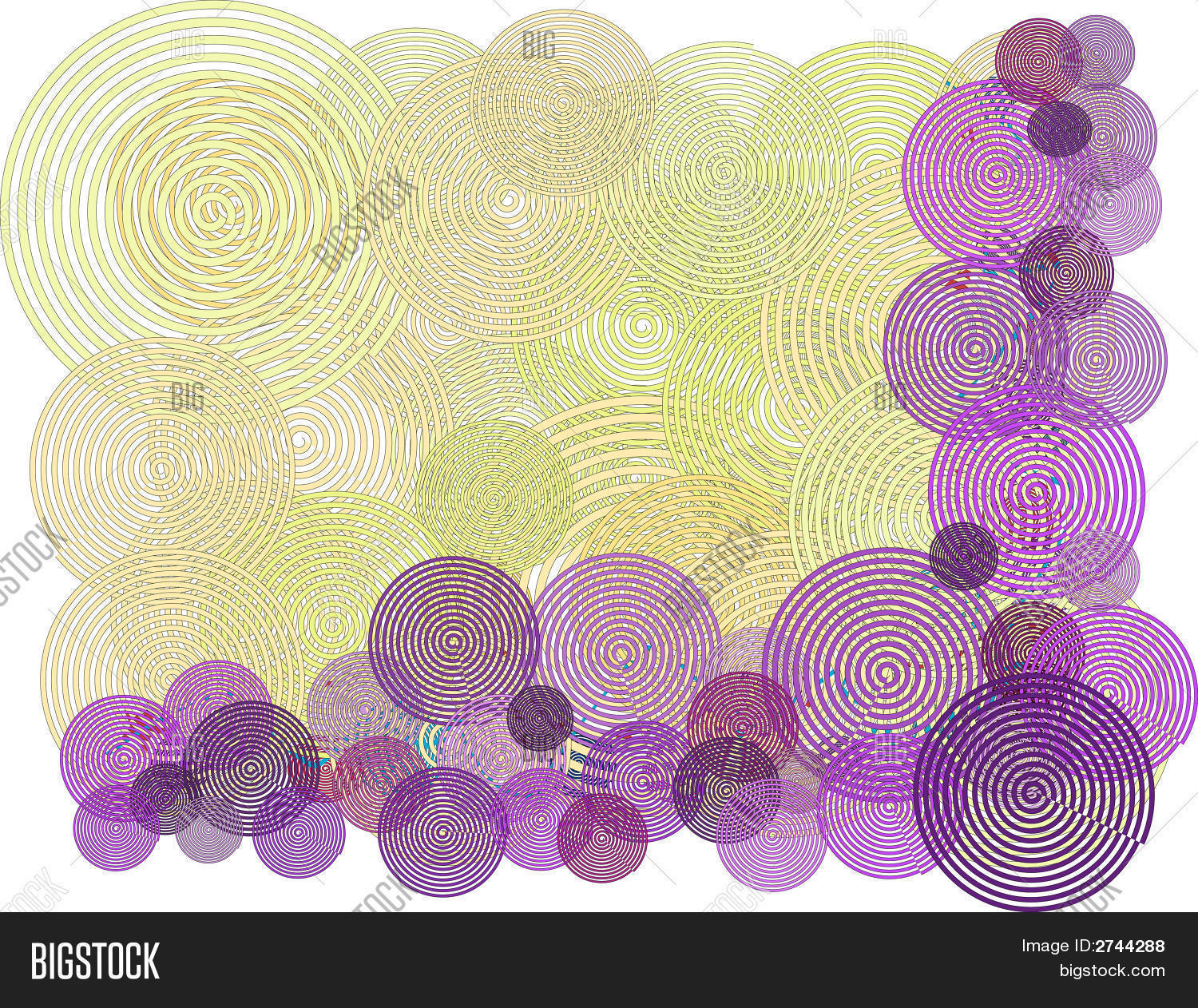 Yellow And Purple Border