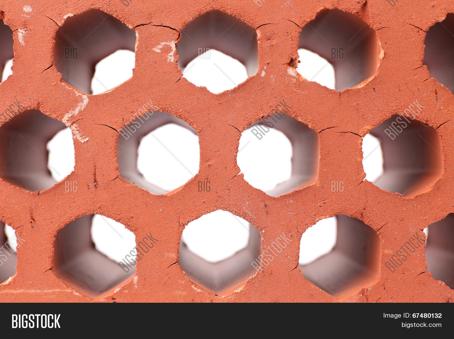 brown brick texture, close up